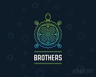 Brothers兄弟标志设计