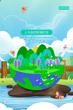 保护环境推广宣传海报