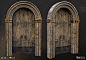 Tower Door, Marc Obiols : I made this asset a while ago to assemble a fantasy scene in UE4 which still's in the WIP folder waiting for some free time to be finished.
All the material used in the assets of the tower are collected in my "SP Smart Mater