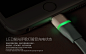 ROCK iPhone6 5S数据线发光呼吸灯6S Plus air mini充电器线面条-tmall.com天猫
