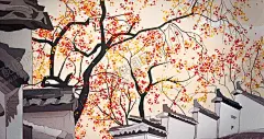 古风建筑 【酷图网】古风建筑,手绘插画,卡通,古风,建筑,中国风,古风插画