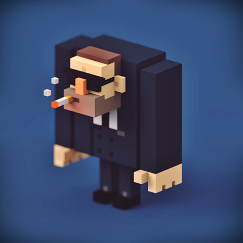 Muscled voxel :D Vox...