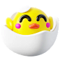 Chick 3D Icon