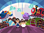 SIRAJ / the ipad game : The SIRAJ game was launched with the SIRAJ show on the 5th of November 2016. The project is funded by Qatar foundation and created by Lammtara Art Production Est. in Dubai.I provided the art direction for the 2D art in the 3D show 