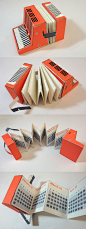 Accordion Calendar 2010 by Bryan of Paper Foldables: 