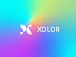 Xolor | Brand investing finance x logo tool saas software picker colors typography people brand identity branding logo