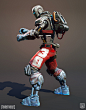 Fortnite - A.I.M, Mike Kime : A.I.M for Fortntie
Modeling & Texturing : Mike Kime  (final texture alterations by Jarad Vincent)
Concept : Drew Hill