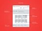 Desktop wireframe