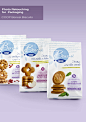 COOP Benesi : Photo retouching of biscuits and fruits, front & back of the pack.