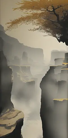 手机壁纸 自然风光 悬崖