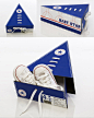 包装设计——三角形的鞋盒，新颖&简约
