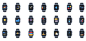 14-20-Flat-Apple-Watch-Icons-Vector