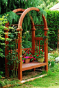 拱门花园椅