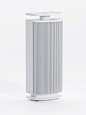 0³ For Air : 0³ is a purifier that efficiently purifies the air in a large space by improving the conventional shape and using the shape to guide the flow of wind. It connects the conventional square shape in a rounded and curved way, and through large-ar