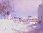 来自俄罗斯油画家Bato Dugarzhapov，典型的印象派画法，颇有莫奈的感觉。