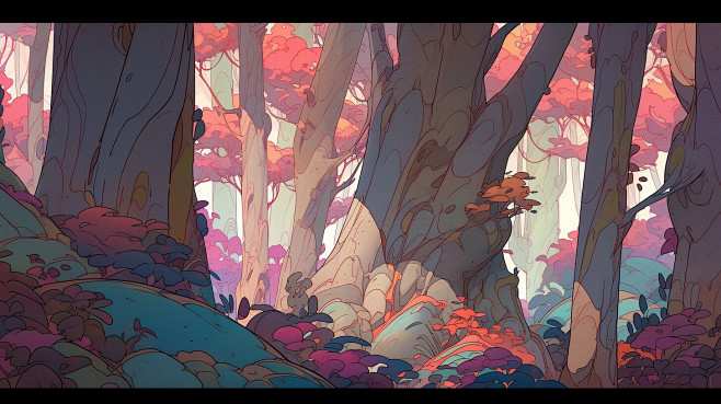 Red forest