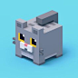 I’m sooo excited working on a new game with velski.com :) #voxel cat