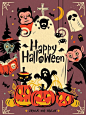 其中包括图片：Happy Halloween Greeting Cards Free Download