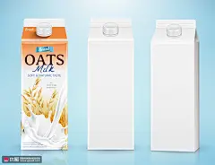 麦子 膳食营养 香浓牛奶 饮料海报设计AI ti046037958广告海报素材下载-优图-UPPSD