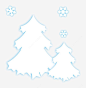 圣诞雪景png免抠素材_新图网 https://ixintu.com 圣诞节 扁平化风格 圣诞树 平安夜 飘雪