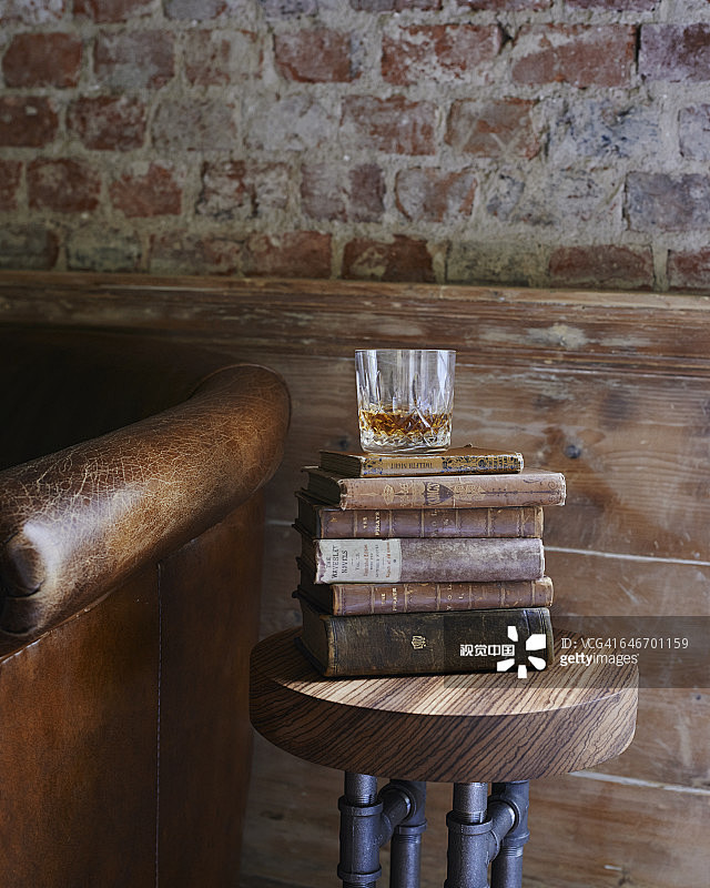 whiskey tumbler on a...
