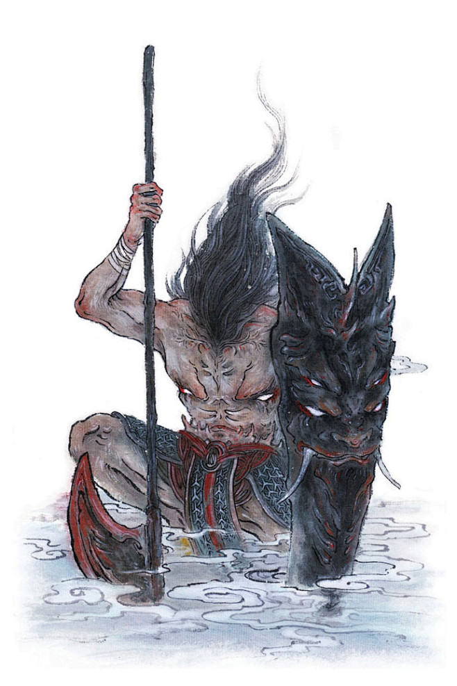 山海经刑天刑天与帝至此争神帝断其首葬之常羊之山乃以乳为目以脐为口