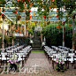 English Garden Themed Wedding Ceremony