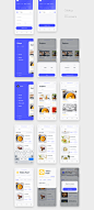 Delyo UI Kit | Food Delivery App : Delyo is a delivery mobile UI Kit for iOS with more than 160 screens in two color schemes. Each screen is fully customizable, exceptionally easy to use and carefully layered and grouped in Sketch and Adobe XD. You have 1