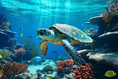 奇妙海洋海底世界摄影图片