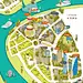 萌物版上海手绘地图-古田路9号