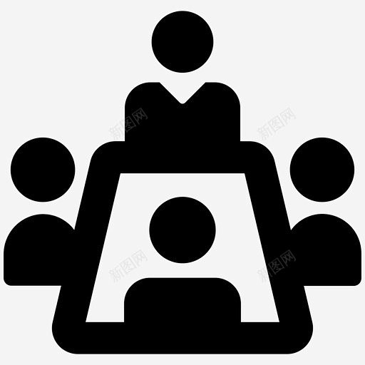 会议室商务会议会议图标 设计图片 免费下载 页面网页 平面电商 创意素材