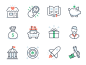 TurboTax Icon Refresh iconography icon icon set color illustration icons turbotax