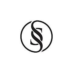 SS or S initial letter logo design vector.