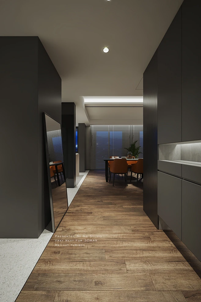 现代家装设计夜景表现 - 效果图交流区-建E室内设计网-花瓣网