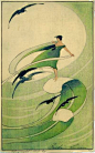 美国艺术家Bertha Lum (1869 – 1954) ，用版画描绘她眼中的东洋。