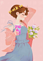 Sweet girl on Behance