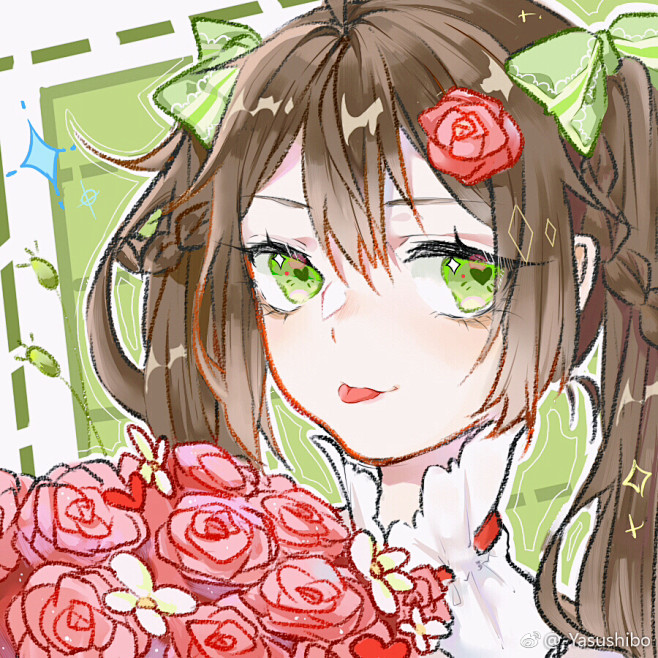 #姐妹头像# #动漫头像# #王者#