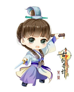 其实我介意✘采集到Q版古风小人儿