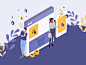 Illustrations : Includes 9 isometric illustration concepts.
It is designed to provide graphics for subjects : Development Team, Forum Discuss, Investment, Mobile Commerce, Online Education, Smart Workout, Solutions, Teamwork, Virtual Reality.
All elements