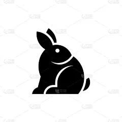 品牌名称,兔子,分离着色,可爱的,白色,宠物,自然,复活节,概念,动物