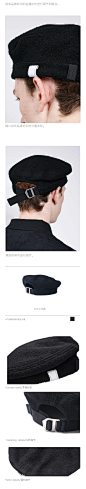 ATTEMPT AW20 复古粗纺毛料水手帽-tmall.com天猫