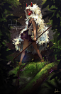 Princess Mononoke by einiv