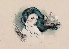 美妆造型师～瑞瑞采集到CristinaAlonso