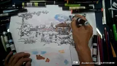 汇之途手绘培训　ＱＱ：97043106　手机15143117876　微信同步建筑手绘　景观手绘　风景园林手绘　室内手绘　考研手绘　设计手绘　马克笔　园林手绘 手绘教程 手绘学习　手绘培训班 长春手绘培训 
