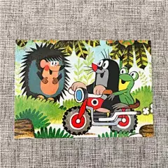 德国原装进口 正品 鼹鼠的故事 卡通插画明信片 创意纪念礼物文艺