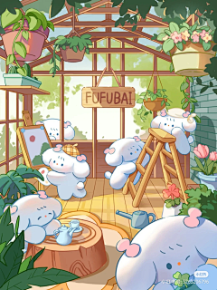 发了狂の痞子兔采集到IP插画