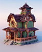 397 Various Toon Toy Building and Interiors Reference Image Pack V2 4K in shop!