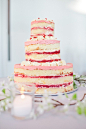 naked wedding cake