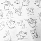 A lot of dogs. Stickers concept #dog #drawing #design #graphic #sketch #pencil #animals #process #concert #sticker #illustration