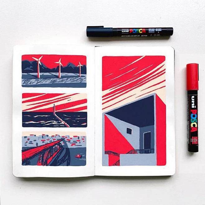 #插画#  

 portfolio ·...